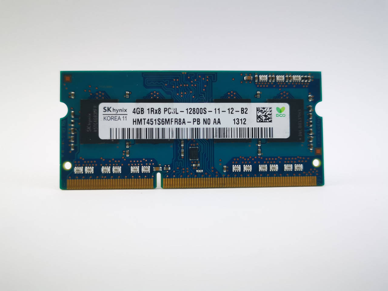 

Оперативная память для ноутбука SODIMM SK hynix DDR3L 4Gb 1600MHz PC3L-12800S (HMT451S6MFR8A-PB) Б/У