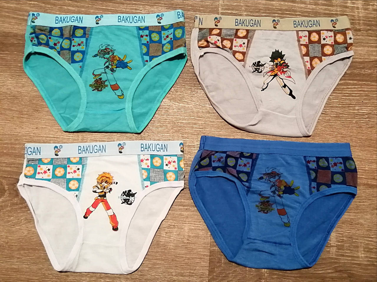 

Трусики хлопковые для мальчиков "Нинзяго". 3-6 лет, Разные цвета