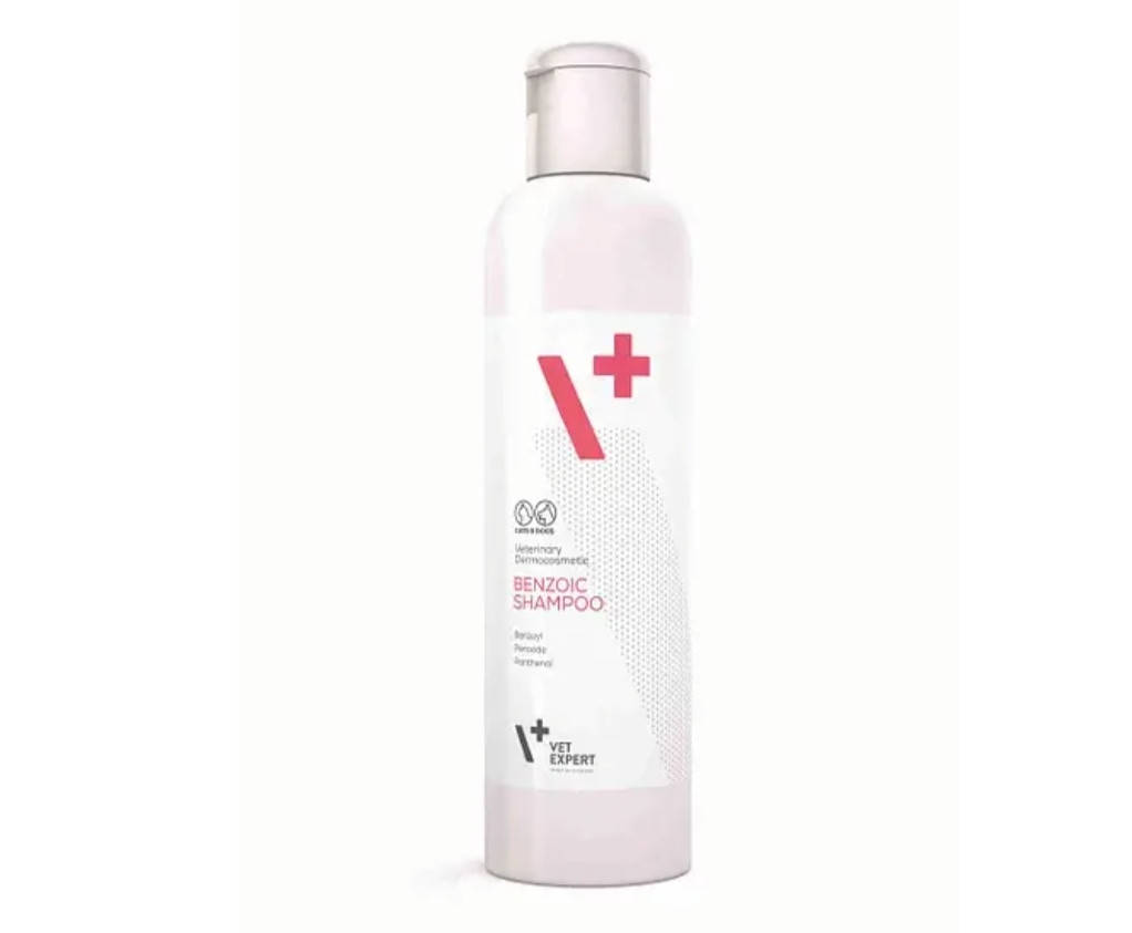 

VetExpert Benzoic Shampoo Шампунь для кошек и собак с жирной кожей 250 мл