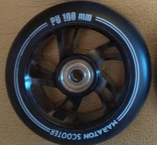 

Колеса Maraton для трюкового самокатов Алюминий Косые 100 мм 【Черный】