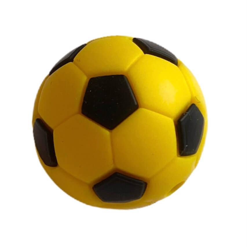 

Мячик БОЛЬШОЙ футбол (желтый) 19мм, силиконовая бусина