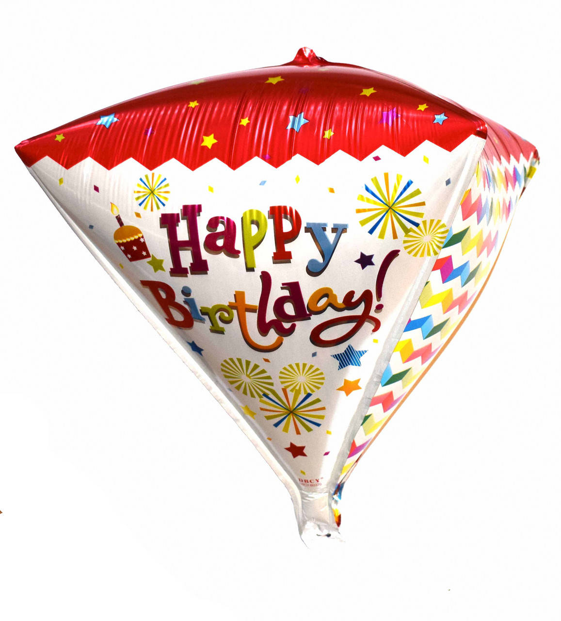 

Фольговані фігурні кулі "Алмаз Happy Birthday". Размер:58см*41см.