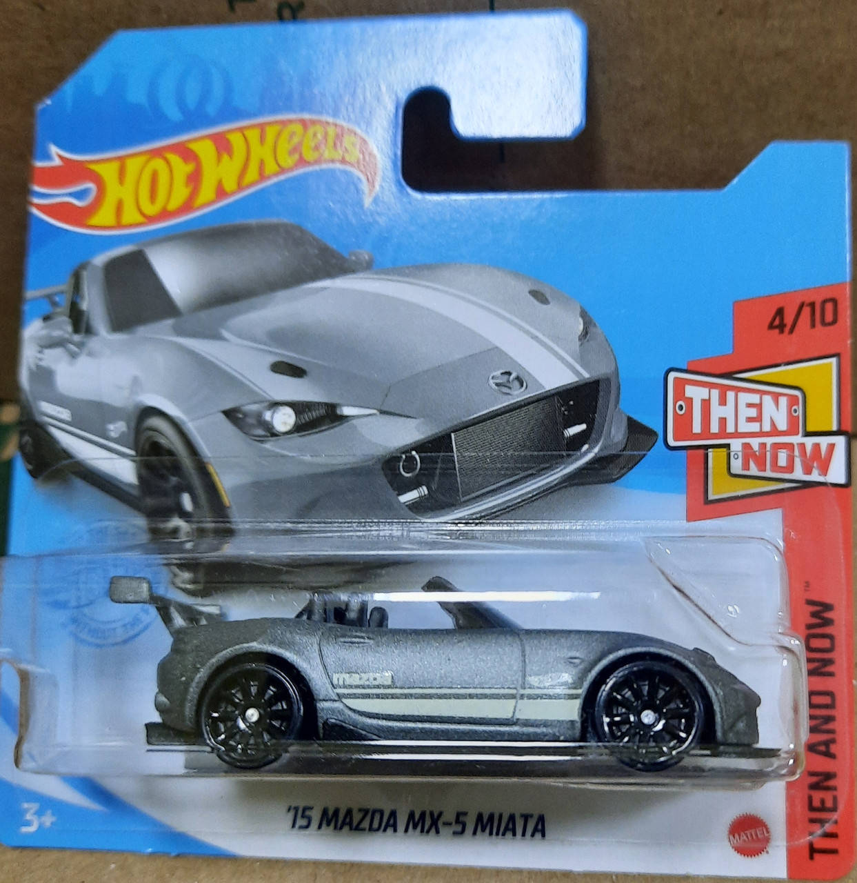 

Hot Wheels Then And Now 2021'15 Mazda MX-5 Miata 4/10 129/250 GTC67 Мазда Машинки базові колекційні Хот Вілс, Разные цвета