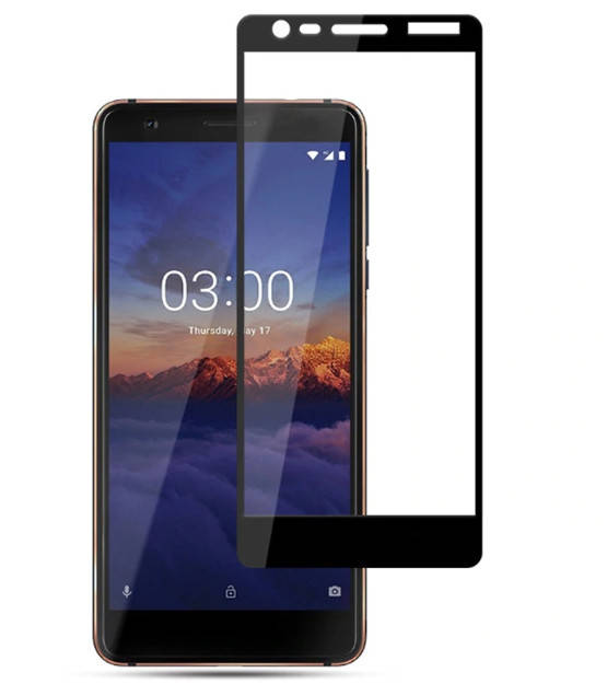 

Защитное стекло 5D для Nokia 3.1, Черный
