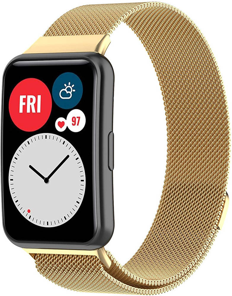 

Миланская Петля Milano Mesh для Huawei Watch Fit Золотой