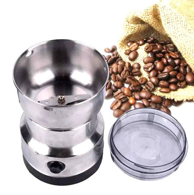 

Электрическая кофемолка Rainberg RB-833 300W ручной измельчитель серебристая (6851)