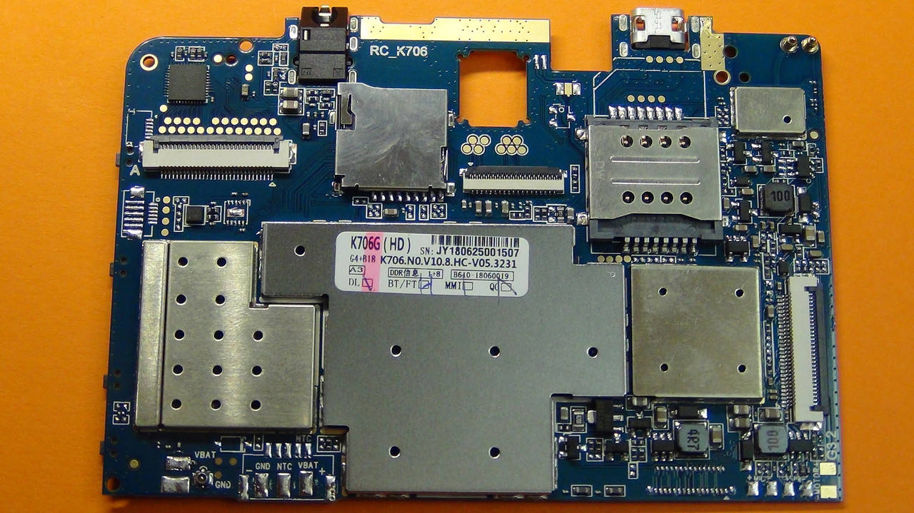 

Bravis NB753 3G плата основная (K706.N0.V10.8.HC-V05.3231) (новая)
