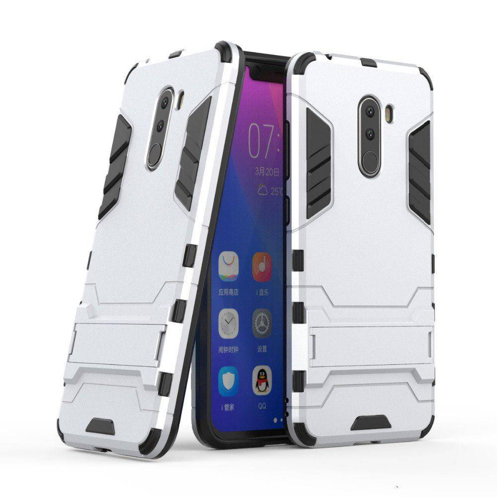 

PC + TPU чехол Metal Armor для Xiaomi Pocophone F1 (7 цветов), Разные цвета