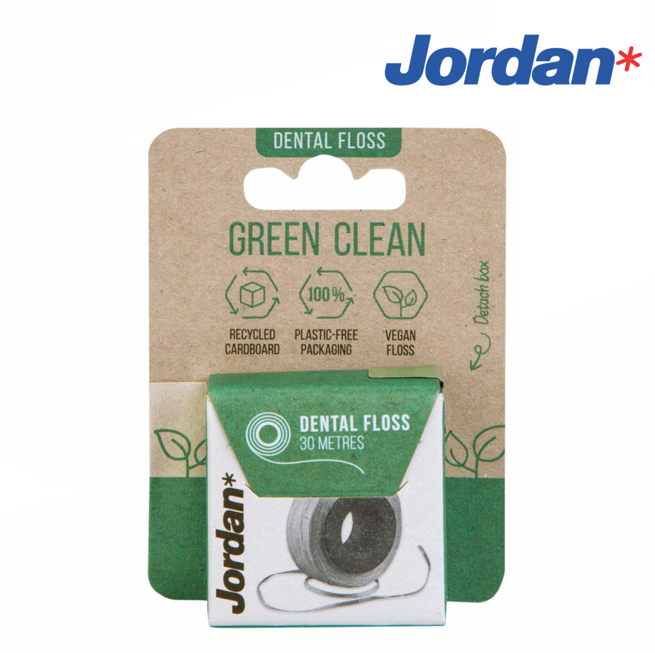 

Зубной флос Jordan Green Clean, 30 м