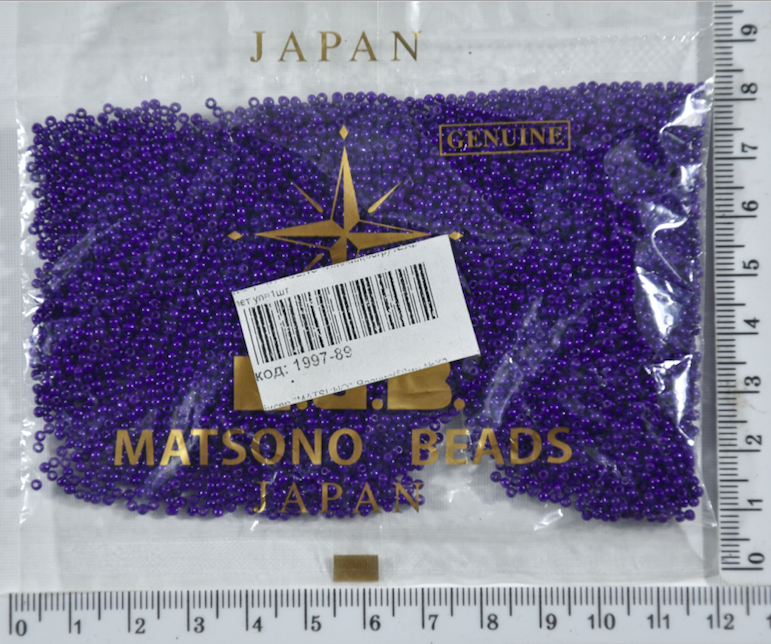 

Бисер "MATSUNO"-Япония(50гр) №Х2 фиолет уп=1шт