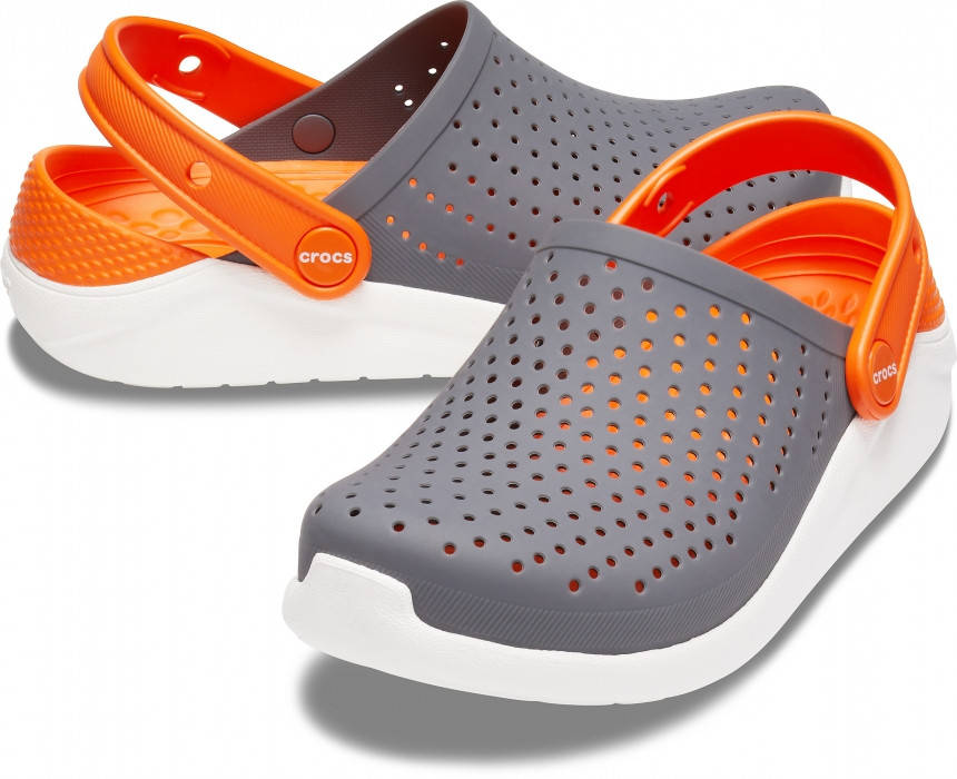 

Кроксы детские Crocs Literide Kids серые J3, Серый