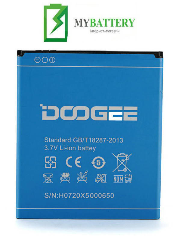 

Оригинальный аккумулятор АКБ батарея Doogee X5/ X5 PRO/ X5S GB/T18287-2013