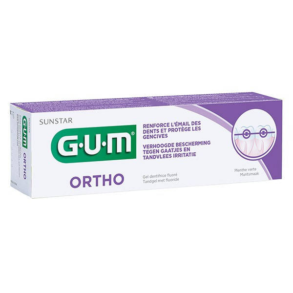 

Зубная паста GUM Ortho для брекетов 75мл.