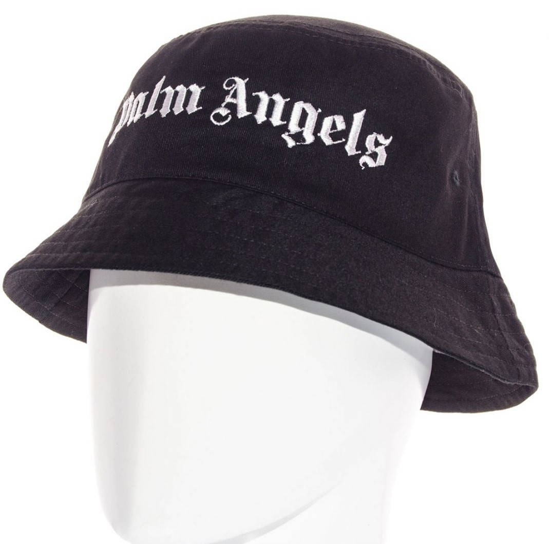 Универсальная летняя панама палм ангелс Palm Angels мужская женская Черный