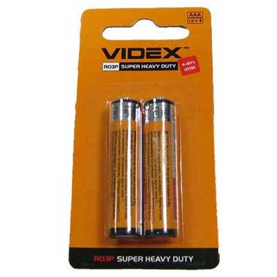 

Батарейка R03 Videx blist