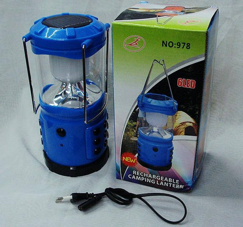 

Фонарь светодиодный кемпинговый 6 LED 978