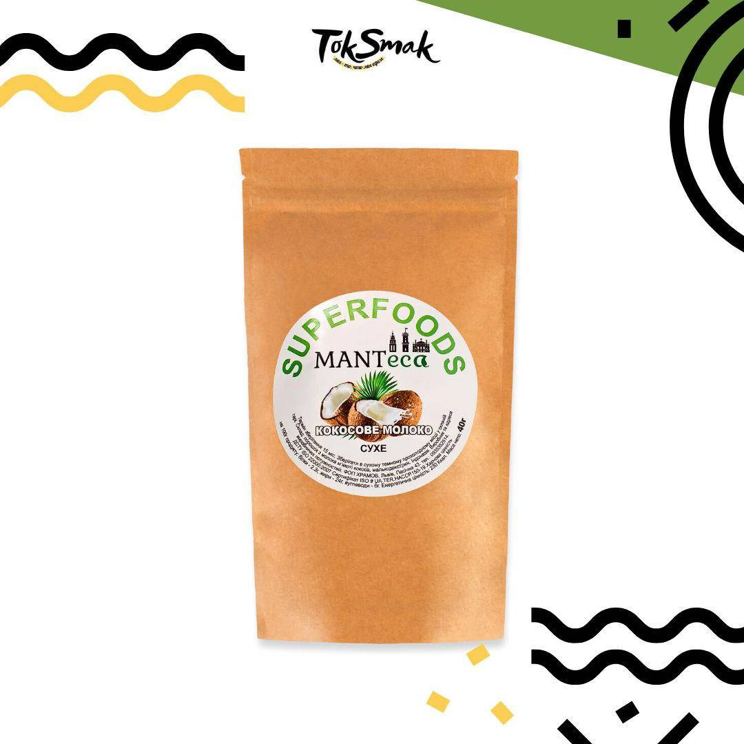 

Кокосовое молоко сухое, MANTeca, 40 г