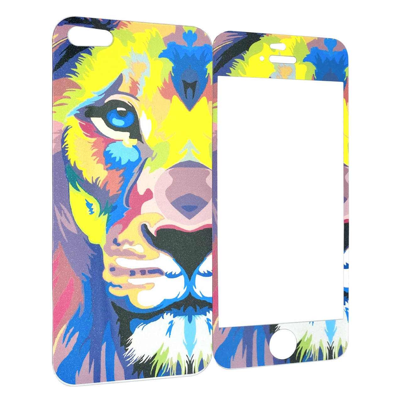 

Защитное стекло DK-Case для Apple iPhone 5 / 5S / SE Luxo Indigo (лев)