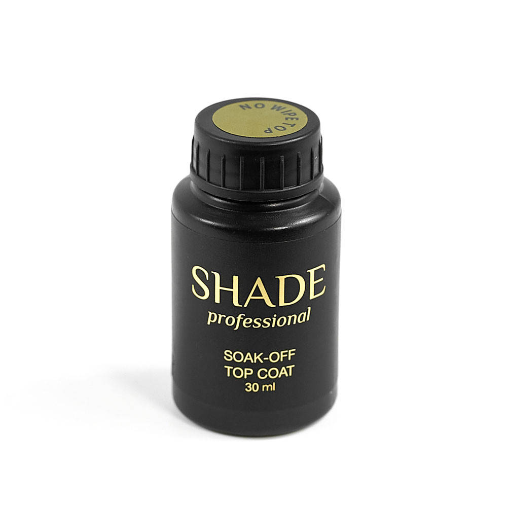 

Финишное покрытие без липкого слоя SHADE Soak-Off Top, 30 мл