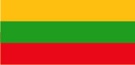 

Флажок Литвы. Полиэстер, 13х25, Односторонняя