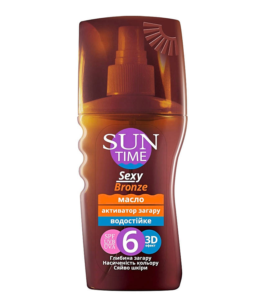 

Масло активатор загара SPF-6 Sun Time Sexy Bronze Биокон