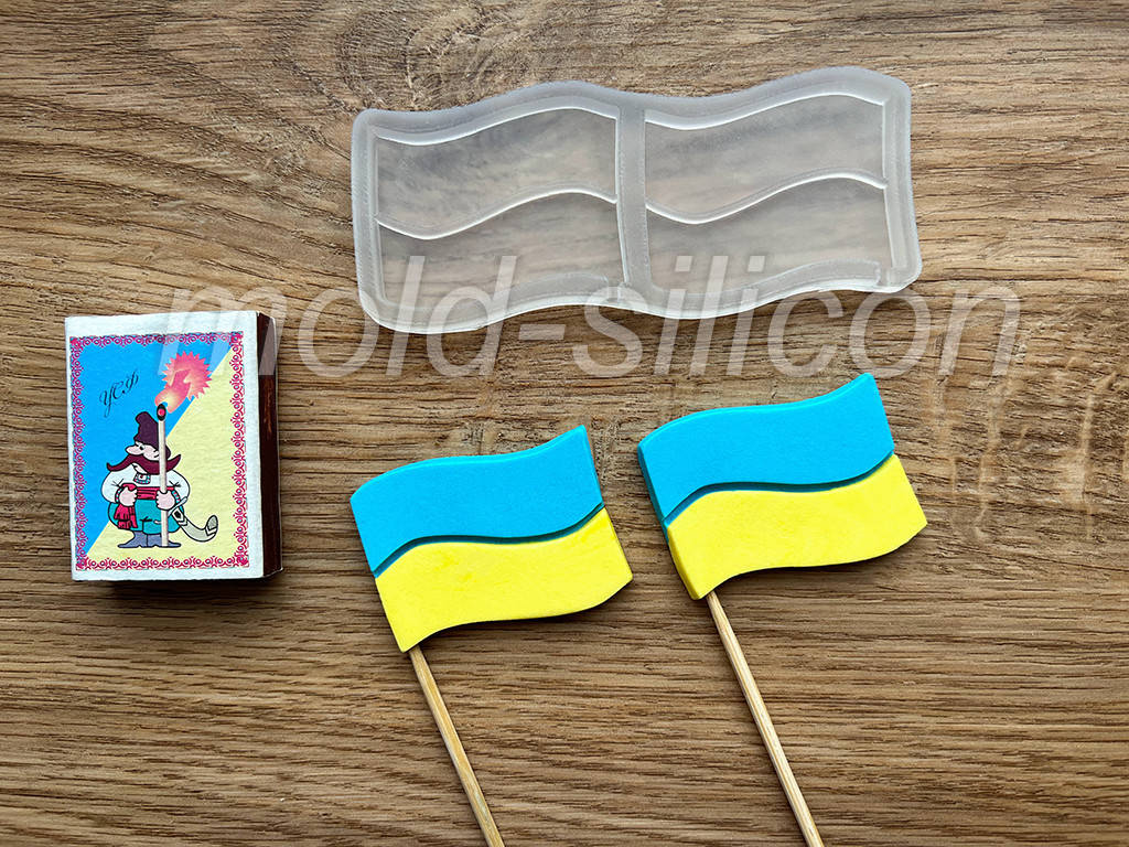 

Силіконовий молд для льодяників "Прапор"
