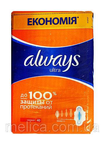 

Прокладки Always Quadro Ultra Normal Plus 30 шт