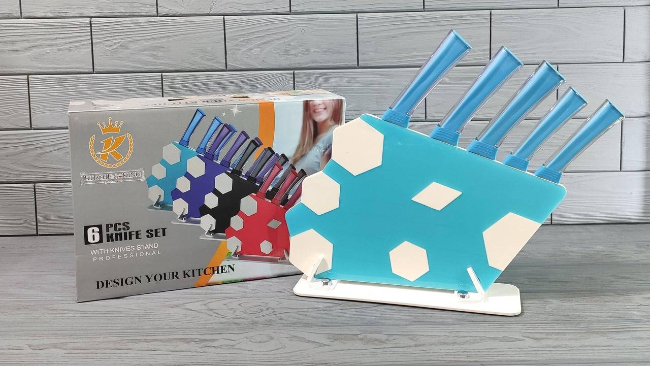 

Набор кухонных ножей на подставке Kitchen King (6 предметов)