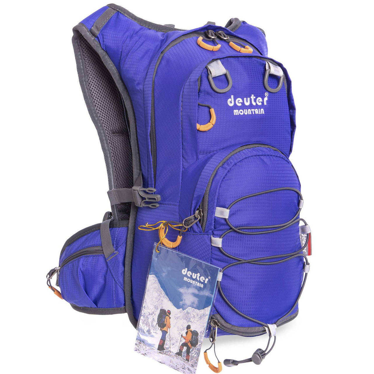

Рюкзак спортивный с жесткой спинкой Deuter 801 (ранец спортивный): размер 44х20х11см (Blue), Синий
