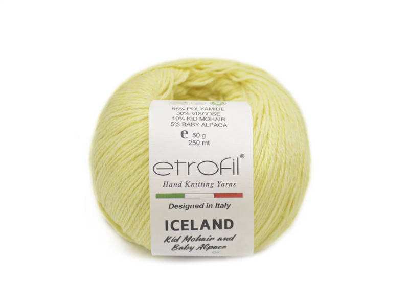 

Etrofil Iceland Kid Mohair, Желтый №1002