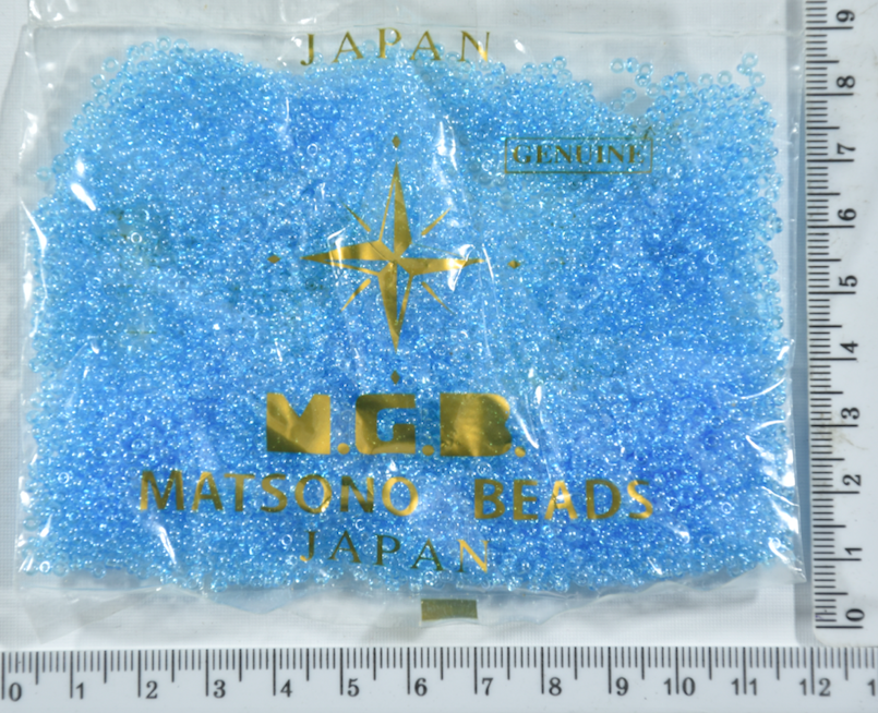 

Бисер №11/0 "MATSUNO"-Япония(50гр) №517 прозр св голуб уп=1шт