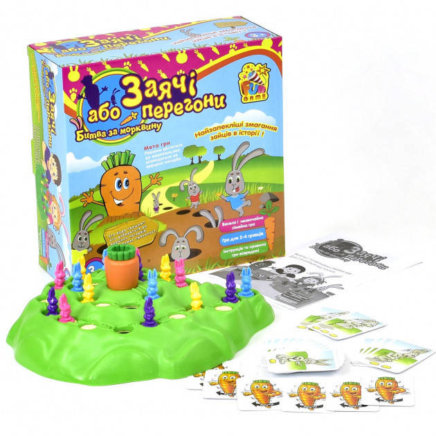 

Настольная игра «Заячьи гонки или Битва за морковку», Fun Game (7229)