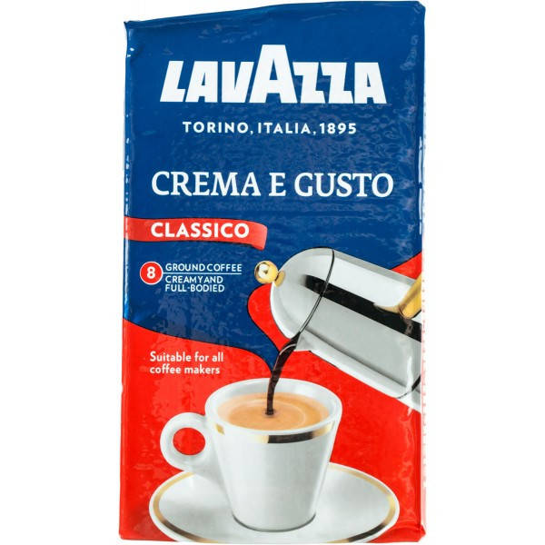 

Кофе молотый Lavazza Crema&Gusto Classico, 250 г