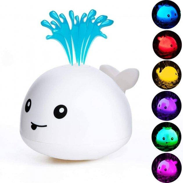 

Игрушка для ванной Qinye Toys спрей светящийся с фонтаном Белый