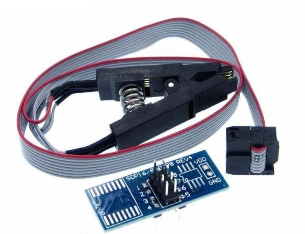 

Клипса прищепка EEPROM CLIP SOIC8 DIP8, для TL866