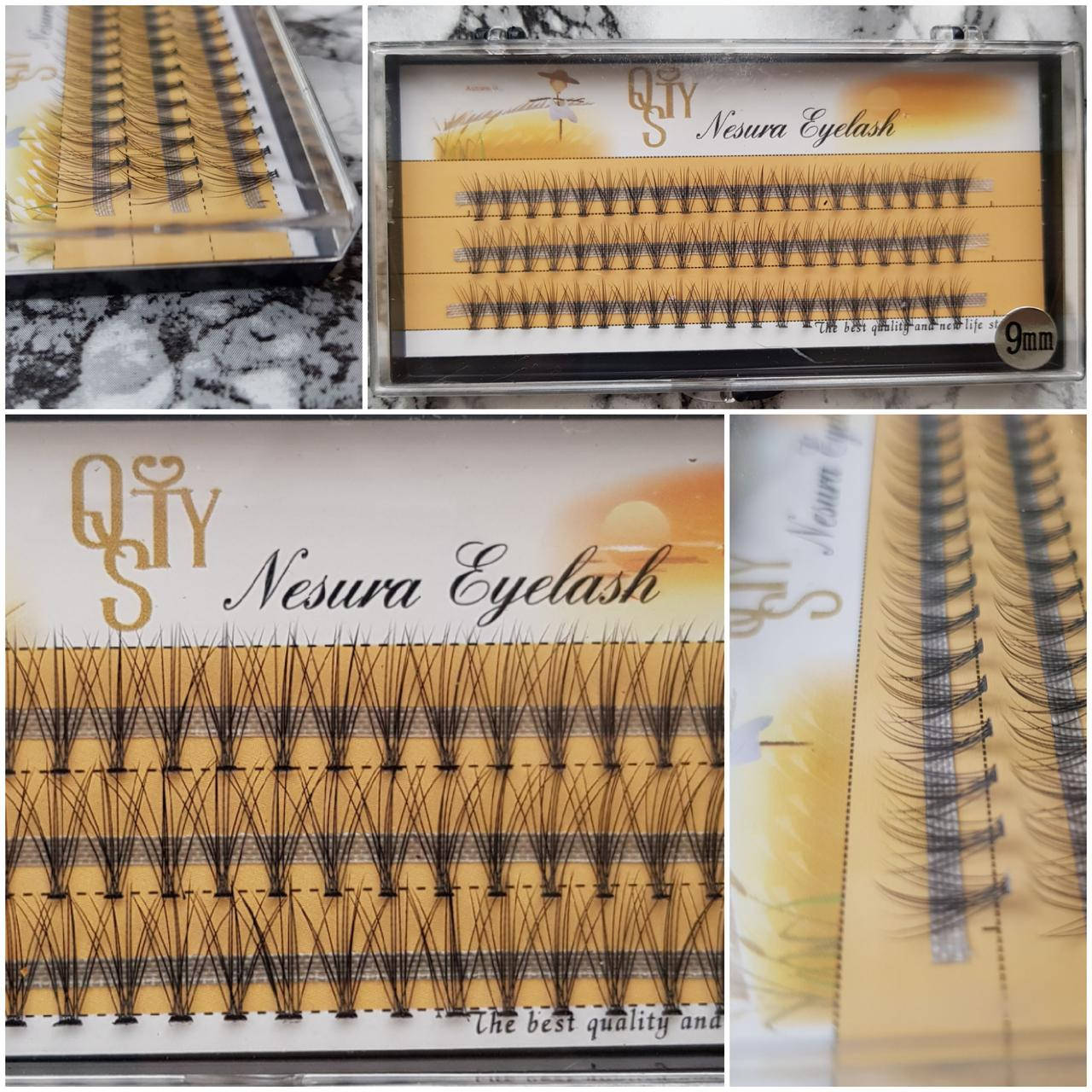 

Ресницы пучки Nesura QSTY 10D C-Curl, Черный