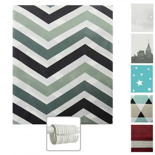 

Шторка в ванную Stenson H-12503 170х200 см, Разные цвета