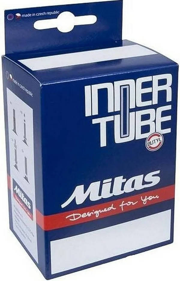 

Камера велосипедная MITAS 27,5 x 1,50 / 2,10 FV Presta (47 мм) Classic С07, BSC 0.9 mm
