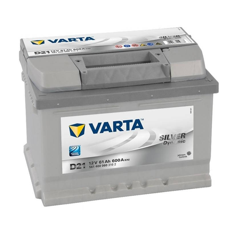 

Аккумулятор автомобильный Varta SILVER dynamic 61/Ah