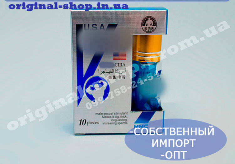 

Мужской натуральный возбудитель "USA Вигра" (Вигра США)