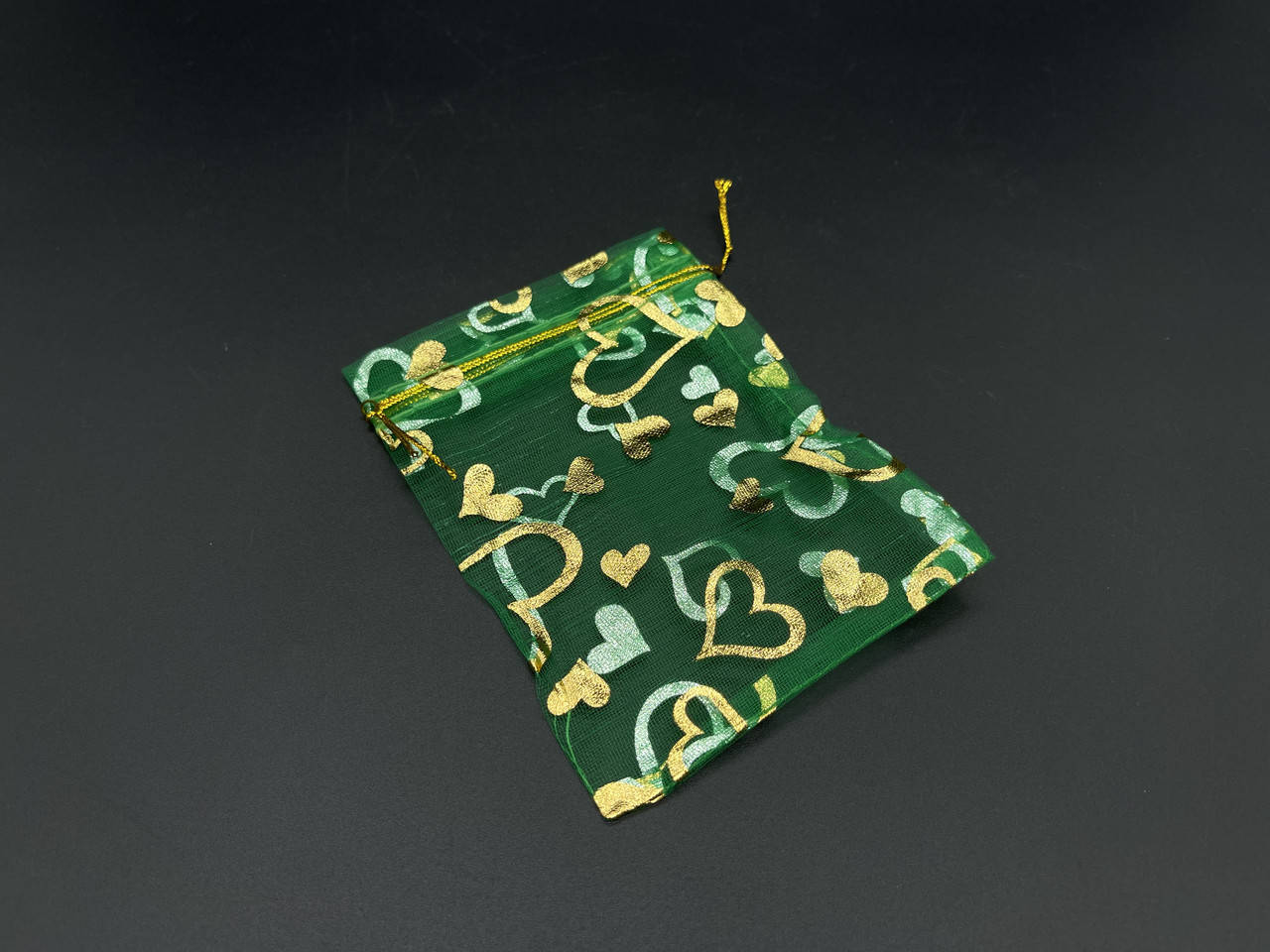 

Подарочные мешочки из органзы. Цвет зеленный. 9х12см, Розовый