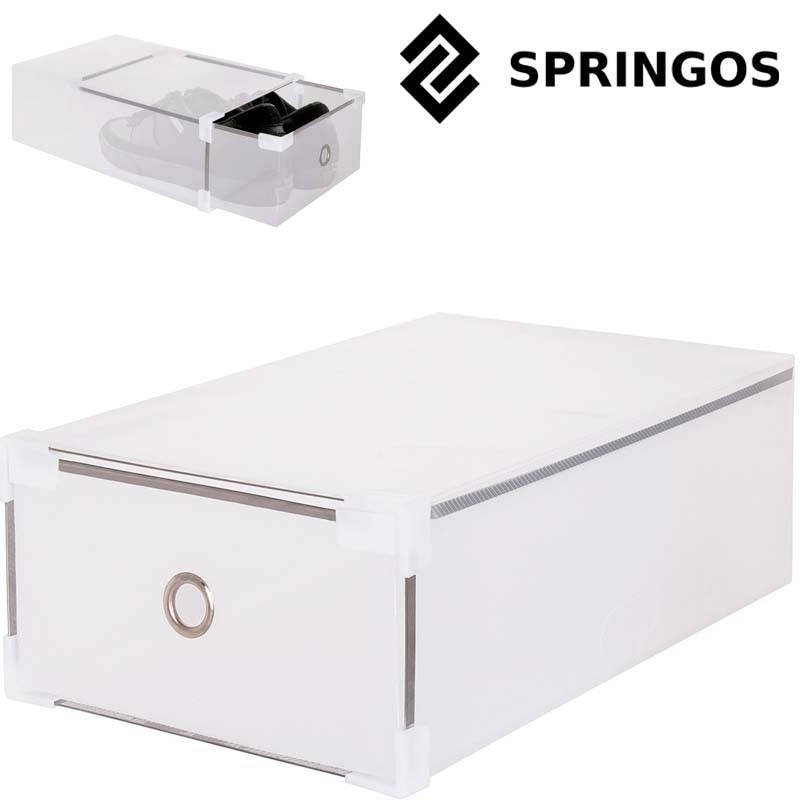 

Органайзер (коробка) для обуви 34 x 22.5 x 13 см Springos HA3001, Белый