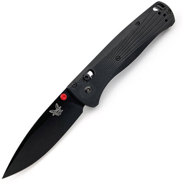 

Нож Benchmade 535BK-4 Bugout Aircraft AluminumЧорний з чорним клинком, Черный