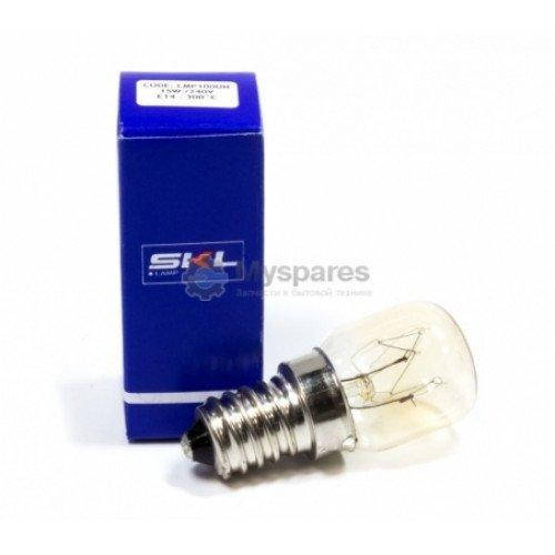

Лампочка духовки 15 W/ 220 V. E14 - 300 C L= 49 mm SKL LMP100UN