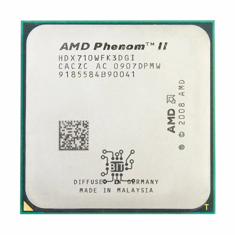 

Процессор AMD Phenom II X3 710, 3 ядра, 2.6ГГц, AM2+, AM3