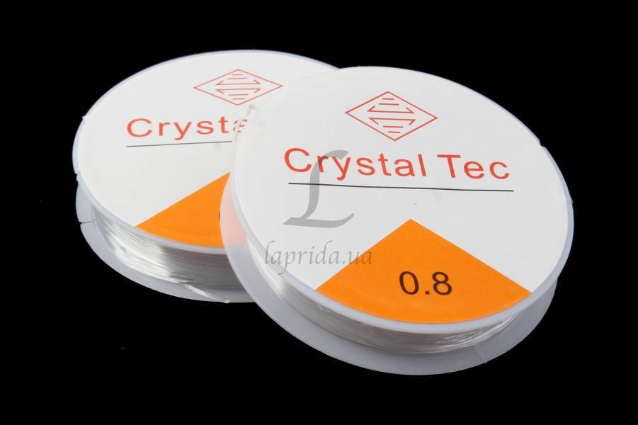 

Леска эластичная для рукоделия Crystal Tec цена за 10 шт, 0,8ммх10м, леска для рукоделия, леска эластичная
