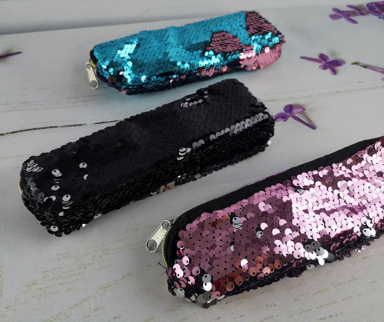 

Пенал Мягкий Пайетки 1328 29021Ф