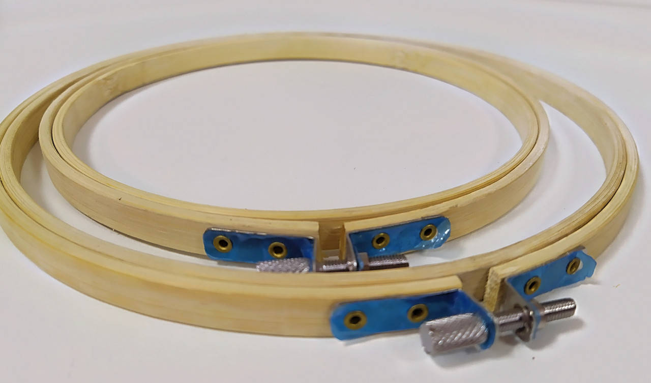 

Пяльцы деревянные для вышивки, диаметр 17 см