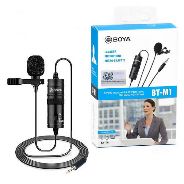 

Мікрофон петлічний Boya BY M1 для смартфона та камери