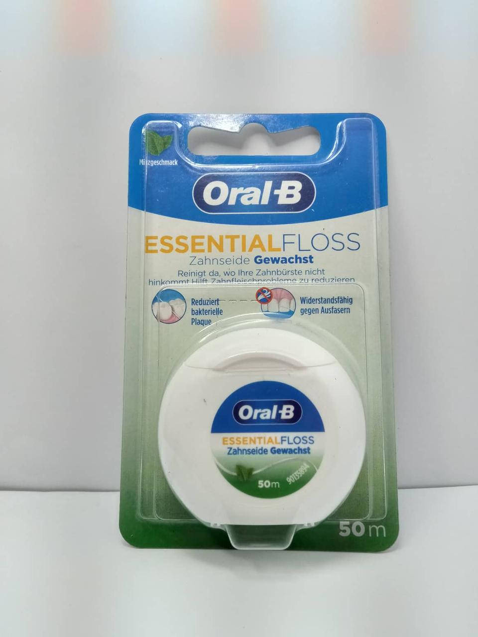 

Зубная нить ORAL-B Essential Floss, 50 м, Белый